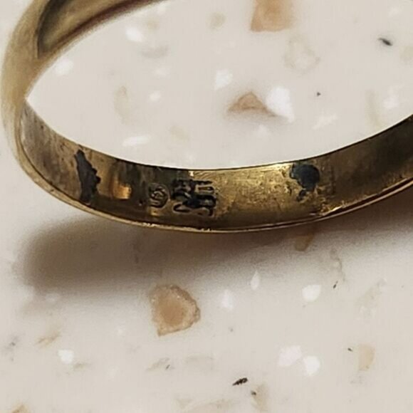 Larimar Size 6 Ring Ocean Sky Blue Cabochon Vintage Sterling Silver Rope Edging - Picture 8 of 12